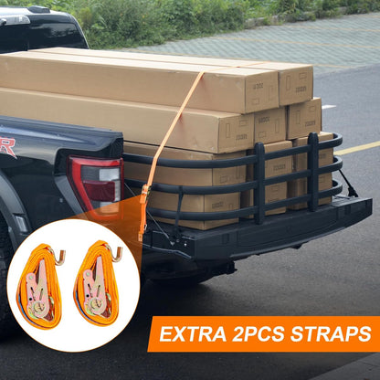 Truck Bed Extender,Fit for Ford F150/F250 7+Titan 6+Tundra 7+Sierra 3+Ram 1500/2500/3500 - OHMU