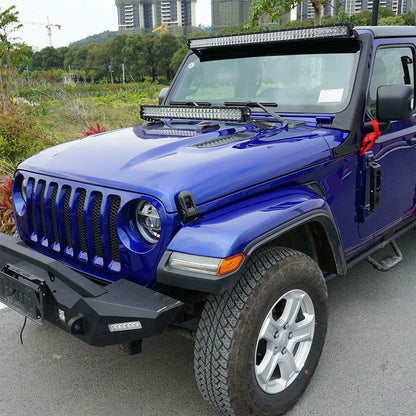 32" Hood LED Light Bar Mount for 2018-2023 Jeep Wrangler JL & Gladiator JT