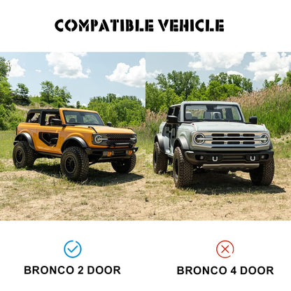 Running Boards for 2021-2026 Ford Bronco 4-Door - Side Step Bars