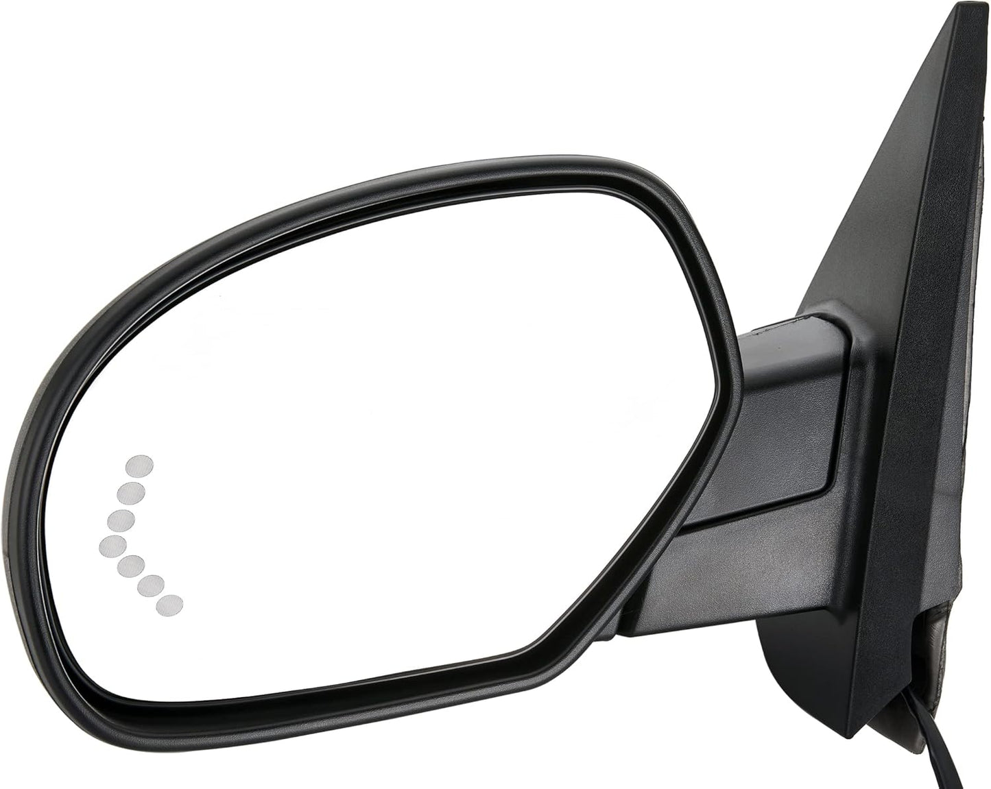Power Heated Side Mirror (Driver Side) for 2007-2013 Chevy/GMC Trucks & Yukon - Turn Signal/Puddle Light