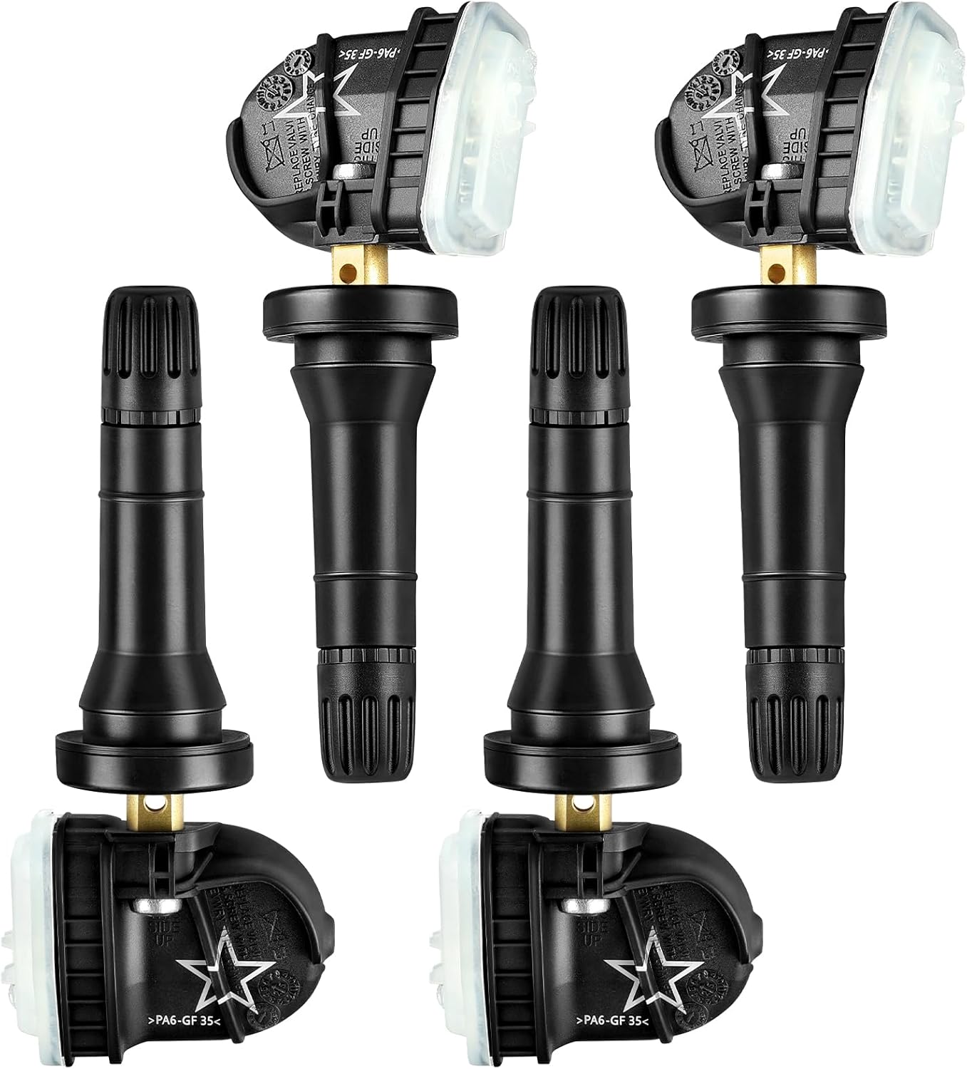 4-PCS TPMS Sensors (315MHz) for 2007-2016 Chevy Silverado/GMC Sierra/Express - Replaces 13598771/13586335