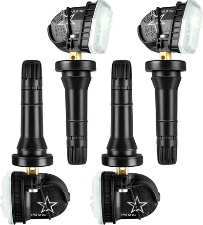 4-PCS TPMS Sensors (315MHz) for 2007-2016 Chevy Silverado/GMC Sierra/Express - Replaces 13598771/13586335
