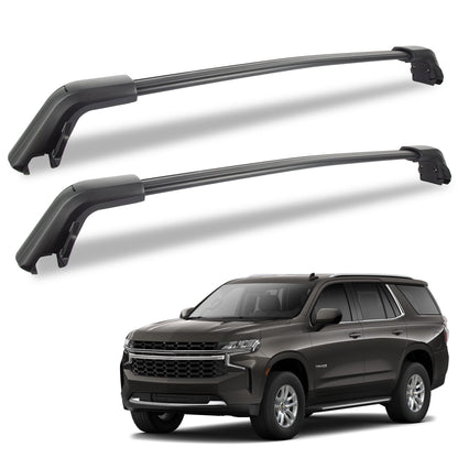 Anti-Theft 440LBS Roof Rack Cross Bars Compatible with 2021-2024 Chevrolet Tahoe, Chevy Suburban, GMC Yukon & Yukon XL, Cadillac Escalade ESV - OHMU