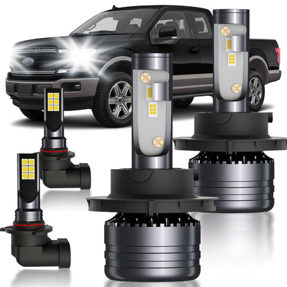 Ford F150 2004-2014 LED High/Low Beam and Fog Light Bulbs