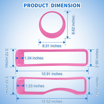 Pink Grille & Headlight Trim Set (9 PCS) for Jeep Wrangler JL 2018-2023