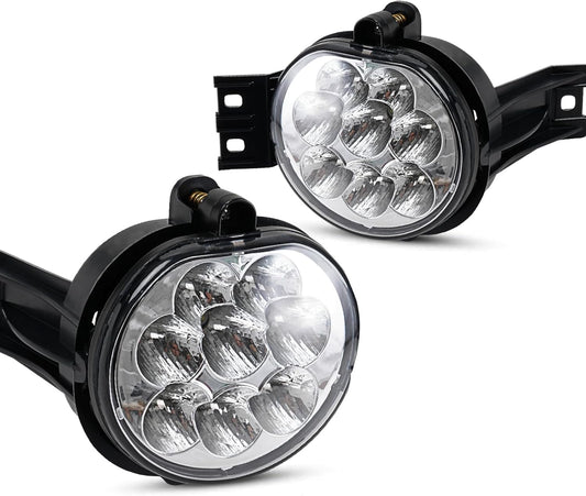 2-PCS LED Fog Lights for 2002-2008 Ram 1500, 2003-2009 Durango & 2004-2006 Ram 2500/3500