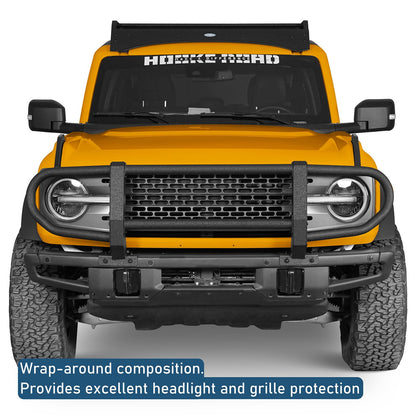 Bronco Full Bull Bar Front Bumper Grille Guard