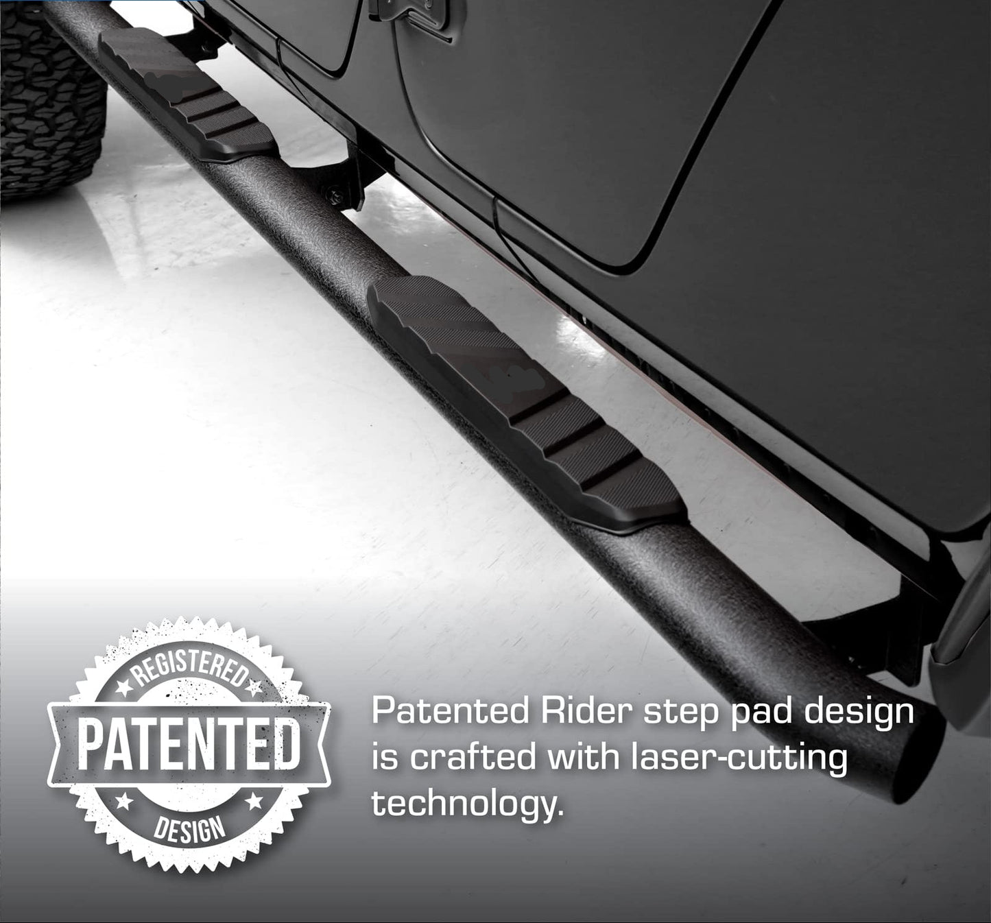 3.5" Oval Tube Running Boards for 2018-2026 Jeep Wrangler JL 4-Door