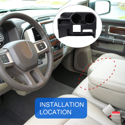 Center Console Armrest Cup Holder for 2003-2012 Dodge Ram 1500/2500/3500