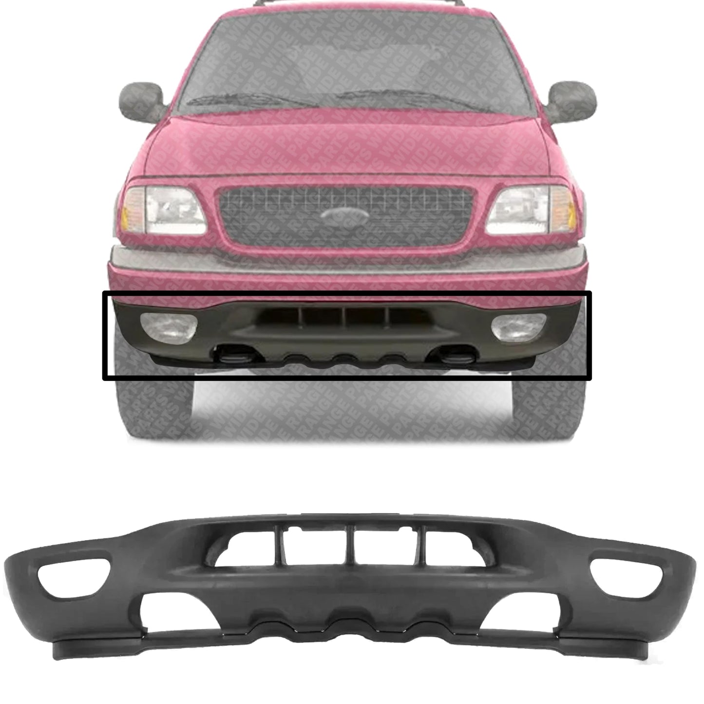 Ford F-Series Expedition Front Bumper Lower Valance Textured