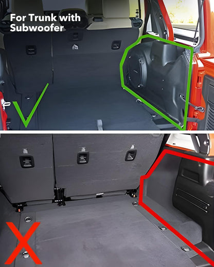 All-Weather TPE Floor Liner Set for 2018-2026 Jeep Wrangler JL 4-Door (Black)