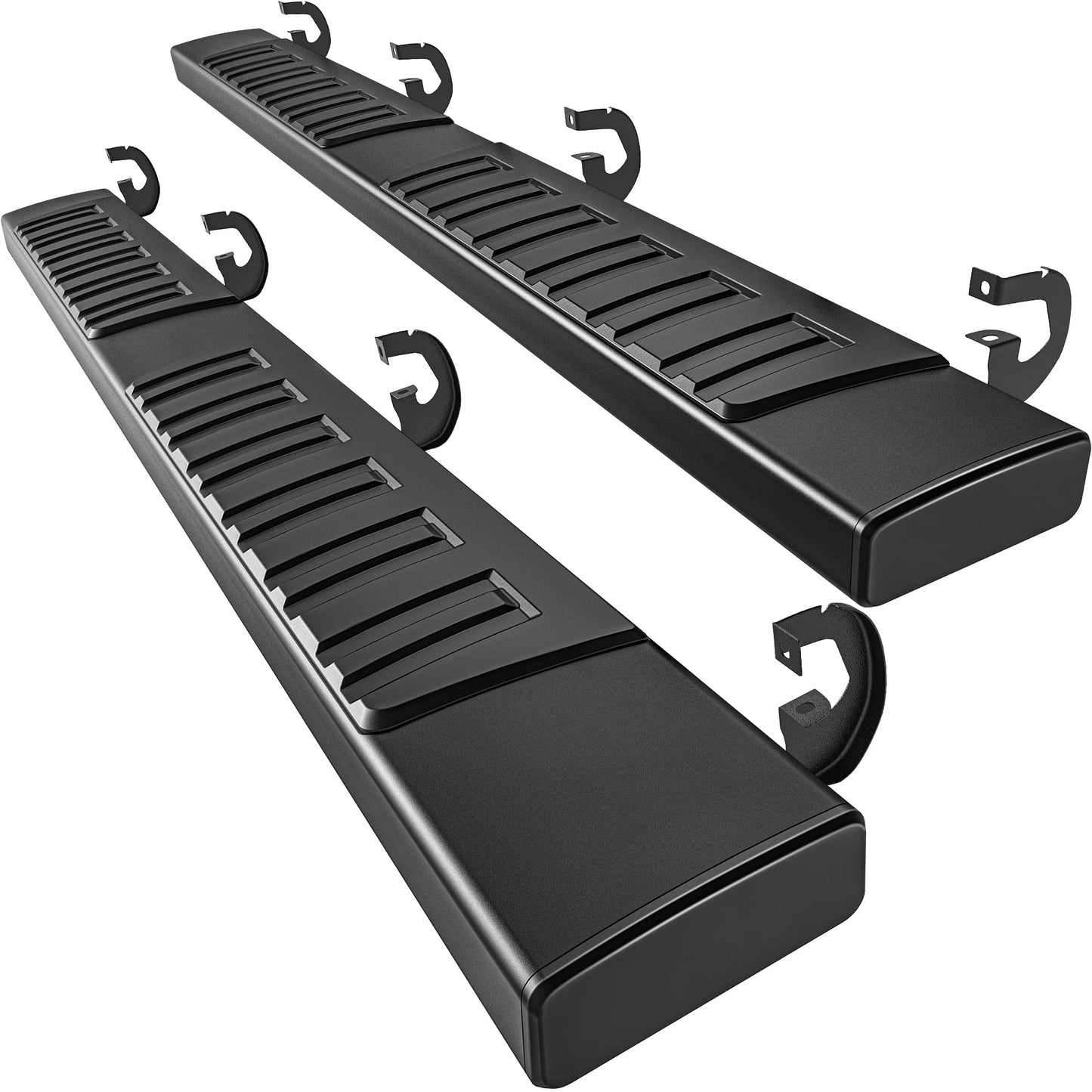 6" Aluminum Black Running Boards for 2015-2026 Ford F-150 SuperCab & 2017-2026 F-250/F-350 SuperCab