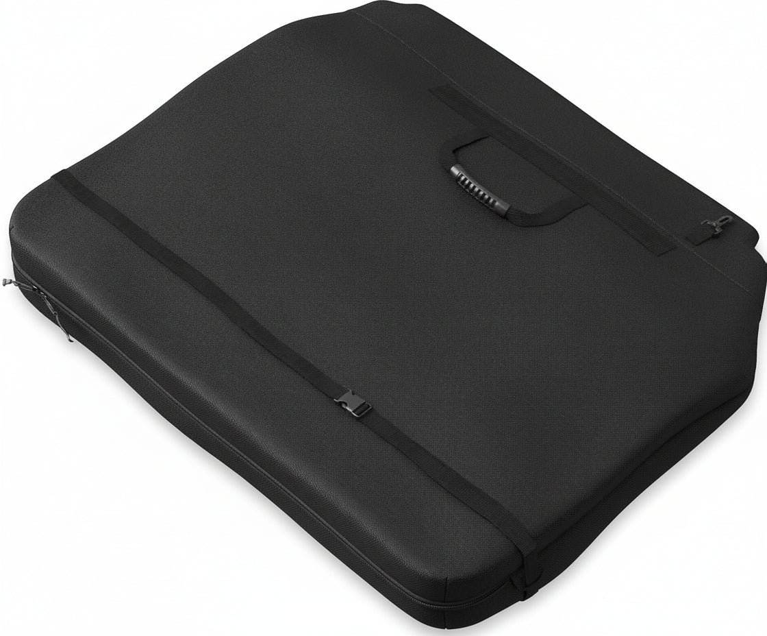 Wrangler Hard Top Freedom Panel Storage Bag,Hardtop Roof Panel Storage Case for Jeep Wrangler JK JL 2/4Dr 2007-2024,Dual Compartment Bag with Soft Inner Flaps