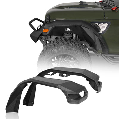 Jeep Wrangler JL/JT Front Fender Flares, 11.2" Wide