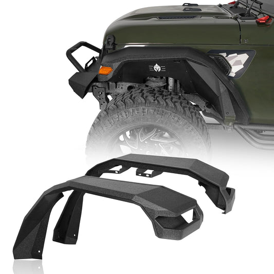 Jeep Wrangler JL/JT Front Fender Flares, 11.2" Wide
