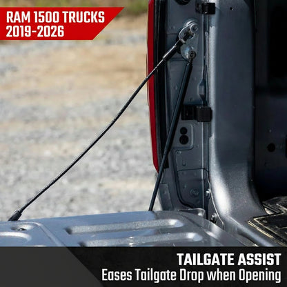 Tailgate Assist for 2019-2026 Ram 1500 2WD/4WD (Driver-Side) - Slow-Release Damper