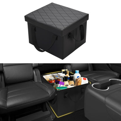 Mixsuper Liner Car Seat Organizer for 2015-2020 Chevrolet Suburban/GMC Yukon XL, Console Organizer Backseat Box for Chevy Suburban, Dog Toy Box Storage Bin Kids Toys Baby Supplies Travel Accessories