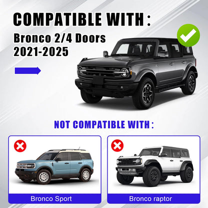Widened Fender Flares Kit for 2021-2026 Ford Bronco 2/4 Door