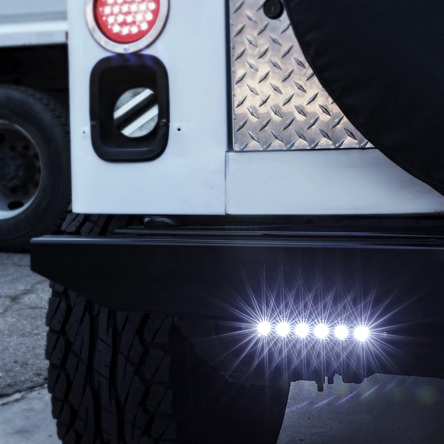 7" Ultra-Slim LED Light Bar (2-PCS) - 1530lm, 18W, IP68 Waterproof for Truck/ATV/Car (60° Flood)