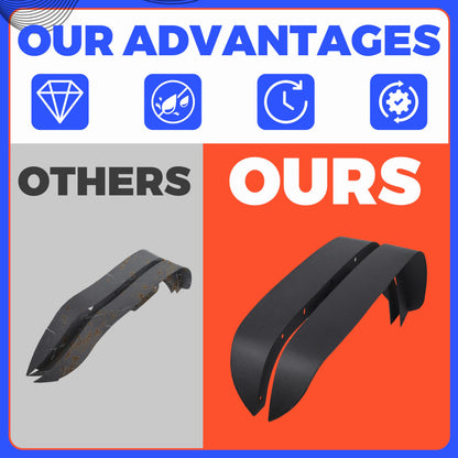 Jeep Wrangler JK JKU Fender Flares Mud Flaps Kit