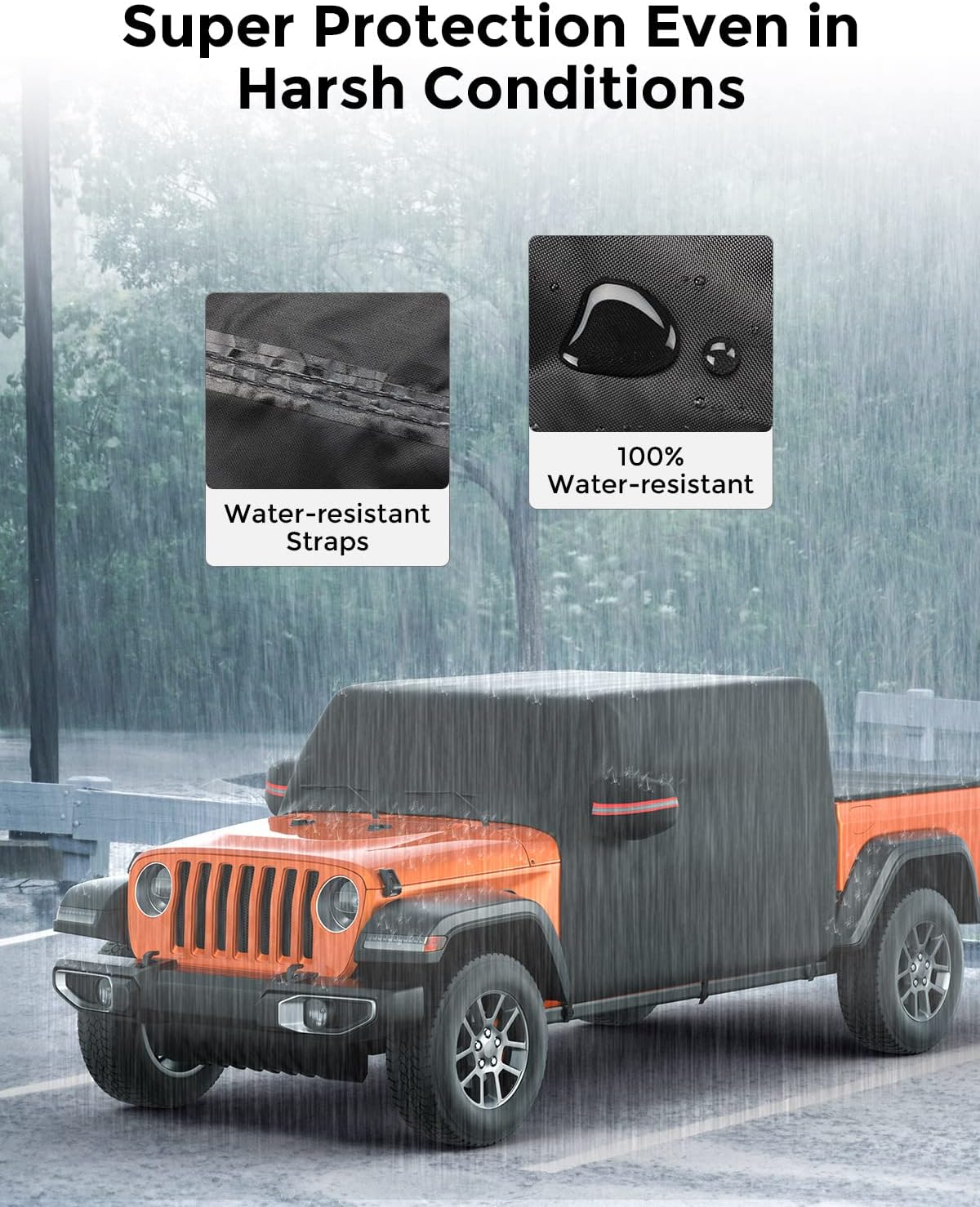 Waterproof Cab Cover Replace for 2020-2022 Jeep Gladiator JT
