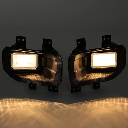 Ford F-150 Front Bumper Fog Lights with Bulbs, Clear Lens
