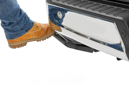 Manual Retractable Bed Step for 2021-2026 Ford F-150 & Lightning - 330 lb Capacity
