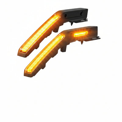 Bronco Hood Handle Trail Lights: Amber DRL, Side Markers, IP68 Waterproof