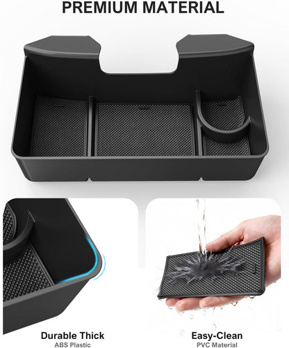 Hanging Console Organizer Box for 2019-2026 Chevy/GMC 1500 & HD (Split-Bench Seat Only) - Multi-Compartment