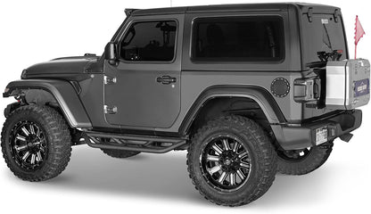 Tubular Side Steps / Rock Sliders for 2018-2026 Jeep Wrangler JL 2-Door