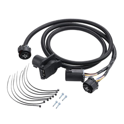 7-Pin Truck Bed Trailer Harness for Gooseneck/5th Wheel - Chevy/Dodge/Ford/GM
