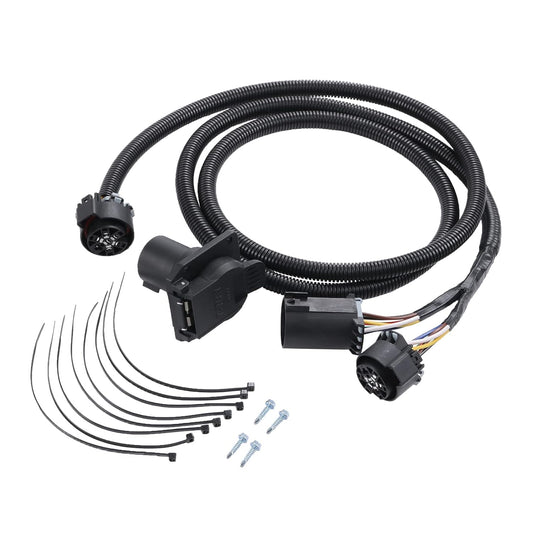 7-Pin Truck Bed Trailer Harness for Gooseneck/5th Wheel - Chevy/Dodge/Ford/GM