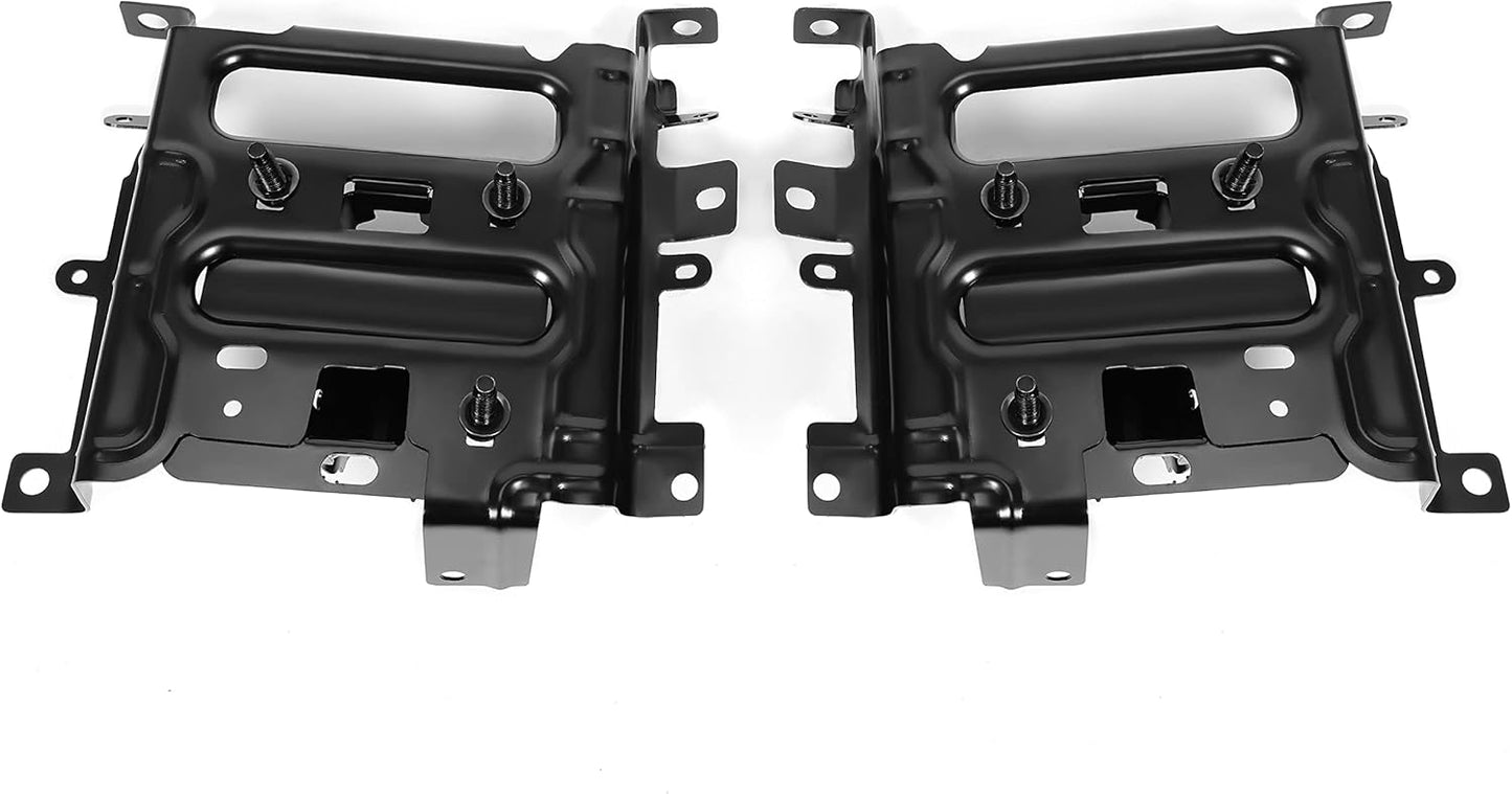 Front Bumper Bracket (Left & Right) for 2013-2024 Ram 1500/Classic - Black Steel, Replaces 68232485AA