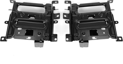 Front Bumper Bracket (Left & Right) for 2013-2024 Ram 1500/Classic - Black Steel, Replaces 68232485AA