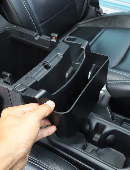 Hanging Center Console Organizer for 2018-2025 Jeep Wrangler JL & Gladiator JT (Black)