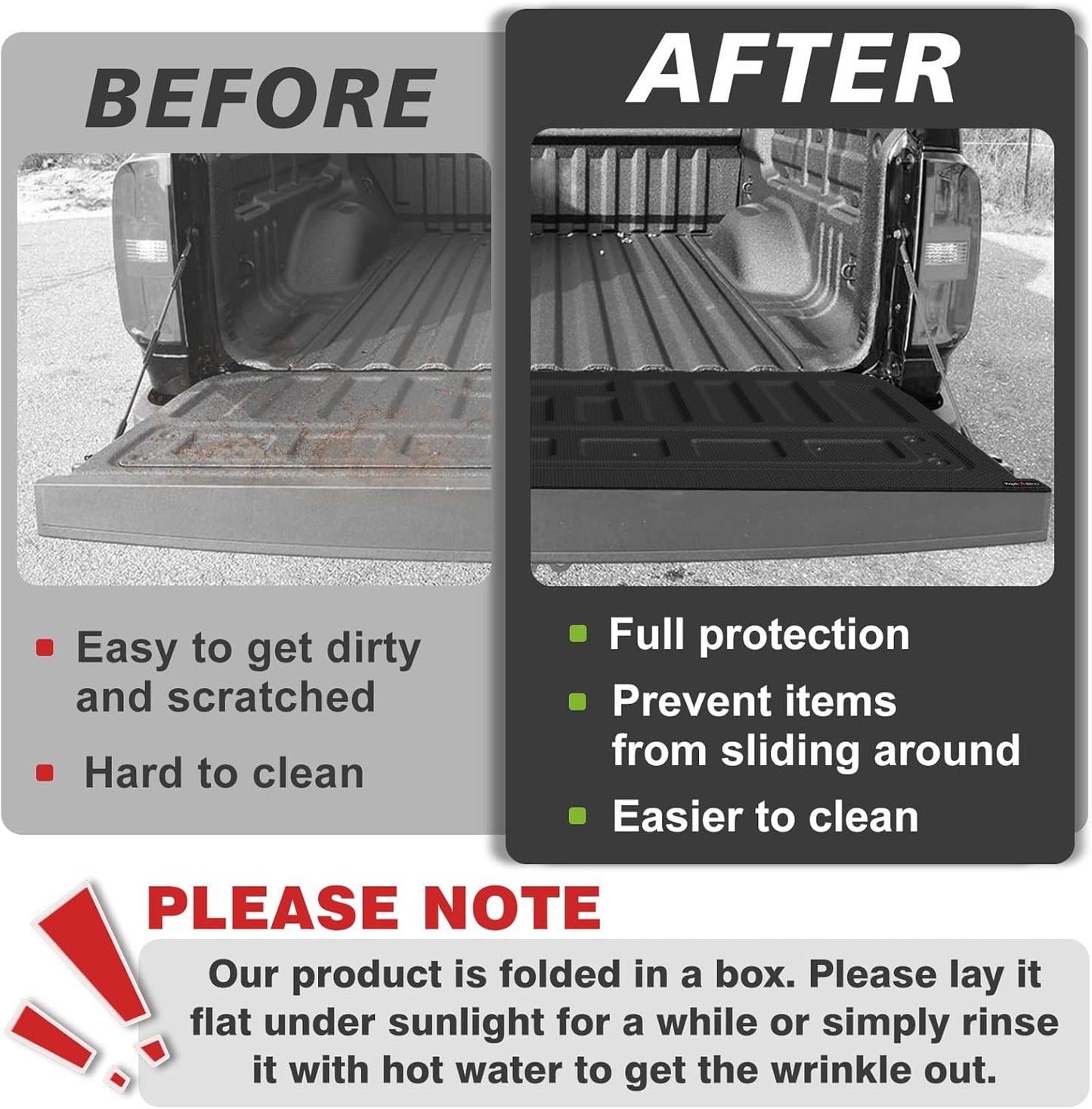 Tailgate Mat for 2015-2022 Chevy Colorado & GMC Canyon - All-Weather Protection