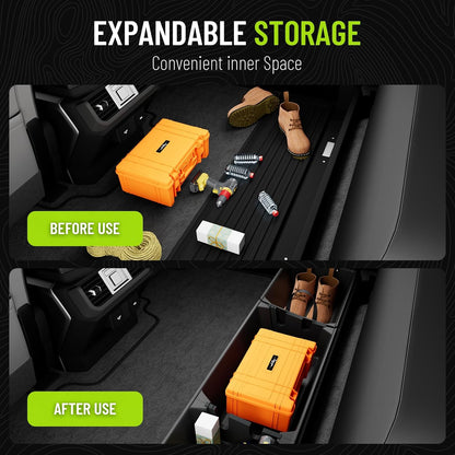 Upgraded Rear Underseat Storage Box for 2015-2026 Ford F-150 SuperCrew & 2017-2026 Super Duty Crew Cab