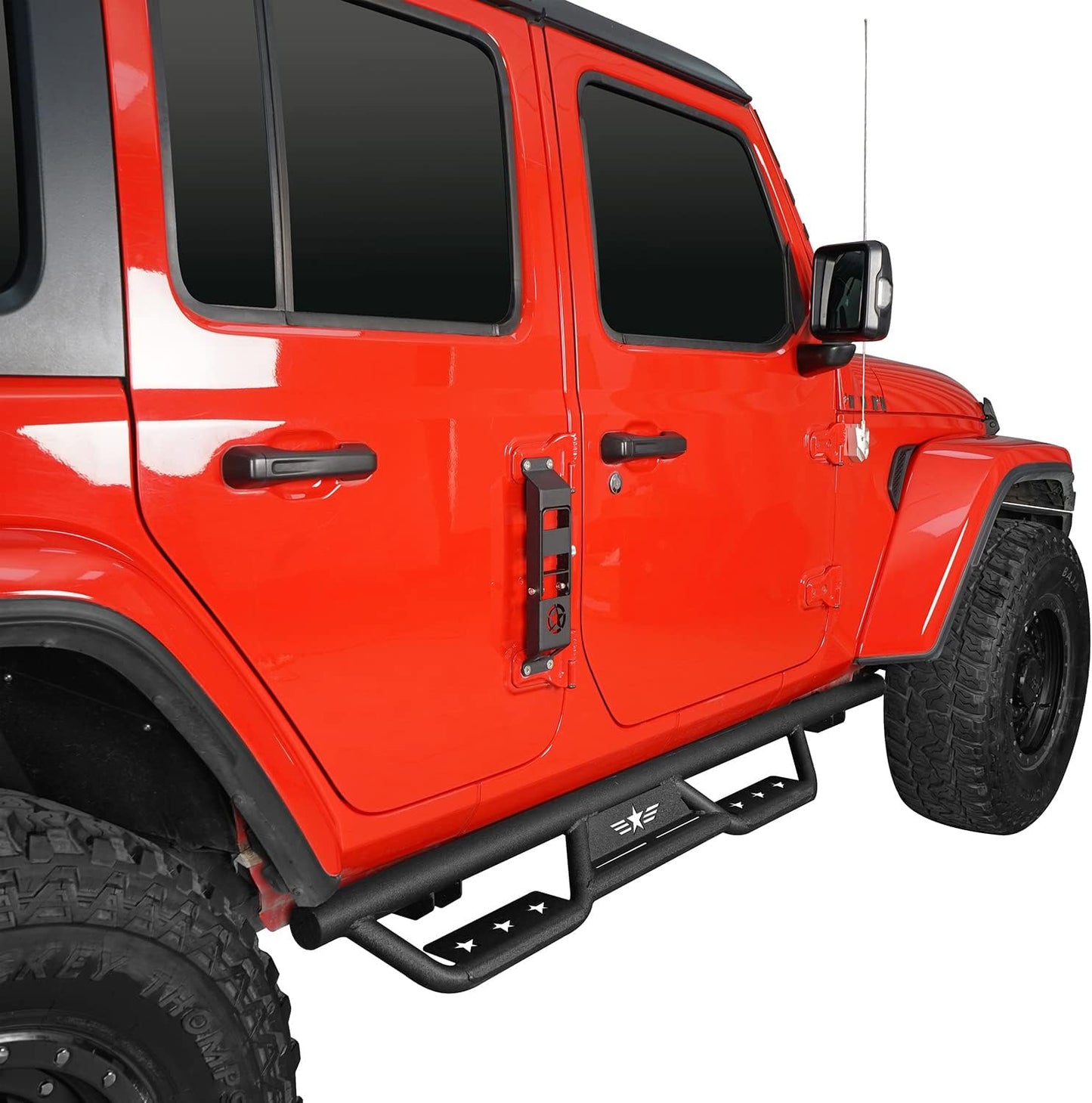 6.2" Drop-Down Running Boards for 2018-2025 Jeep Wrangler JL 4-Door