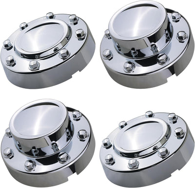 Chrome Dually Wheel Center Cap for 2011-2018 Dodge Ram 3500 DRW - 8-Lug 10-Hole Alloy