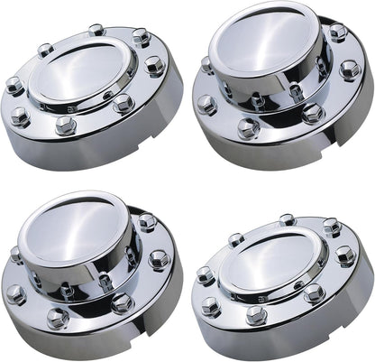 Chrome Dually Wheel Center Cap for 2011-2018 Dodge Ram 3500 DRW - 8-Lug 10-Hole Alloy
