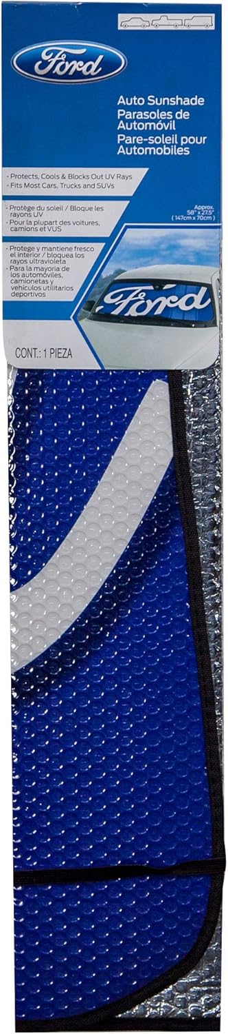 Ford Blue Script Windshield Sunshade - 003704R01