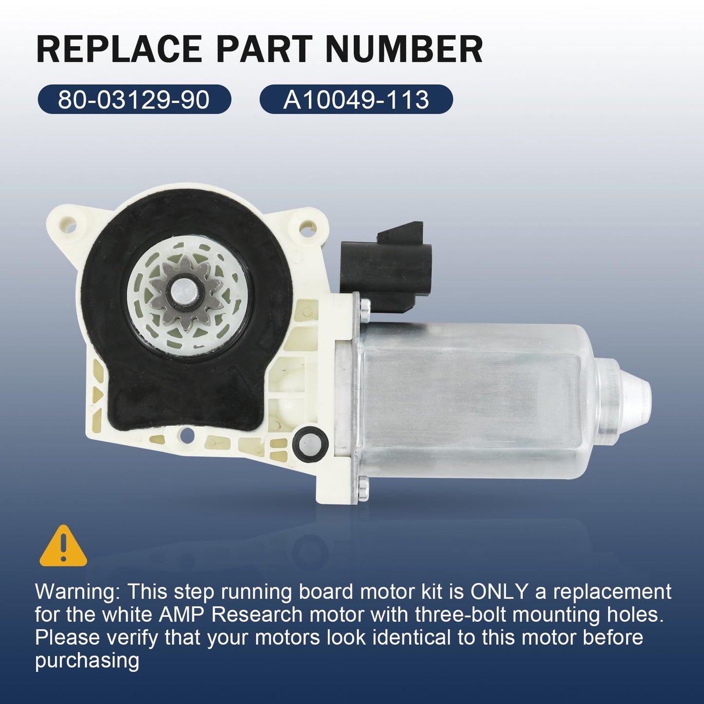 Running Board Motor Kit for Ford, GM, Hummer, Dodge