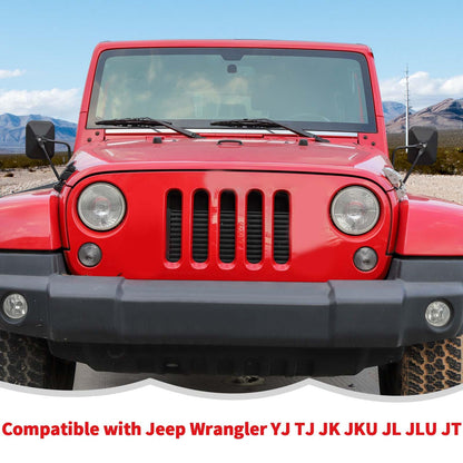 Jeep Wrangler Quick Release Side View Mirrors, 2 Pack