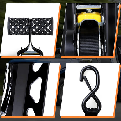 Retractable Ratchet Straps for Ford F-Series Truck Beds