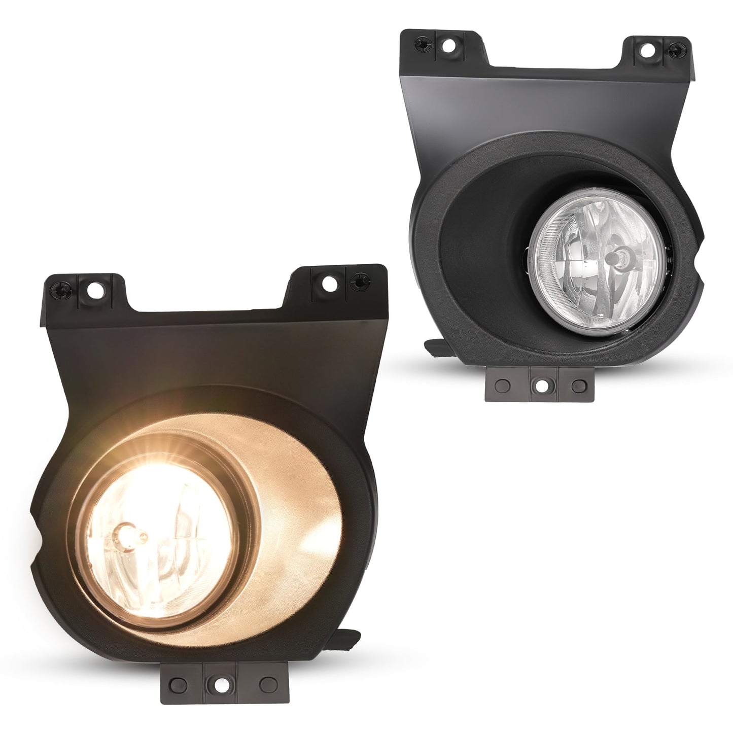 Ford F-150 Fog Light Kit with Bulbs and Black Bezel