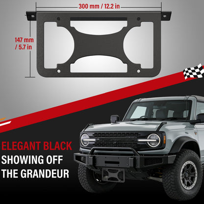 Bronco 2021-24 License Plate Frame for Modular Bumper