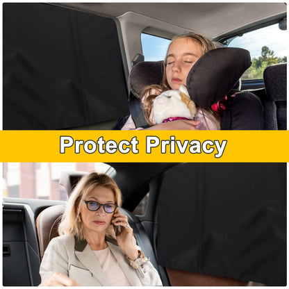 Magnetic Car Window Sun Shades for Baby, 2 PCS, UPF50+, Blocks UV