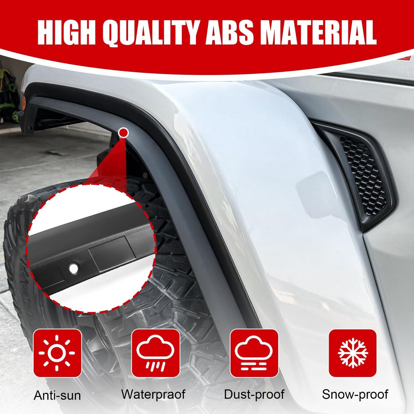 Jeep Wrangler Gladiator High-Clearance Fender Flares