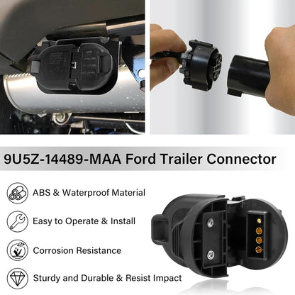 7/4 Pin Trailer Brake Harness for 2009-2023 Ford F-Series - Replaces 9U5Z-14489-MAA