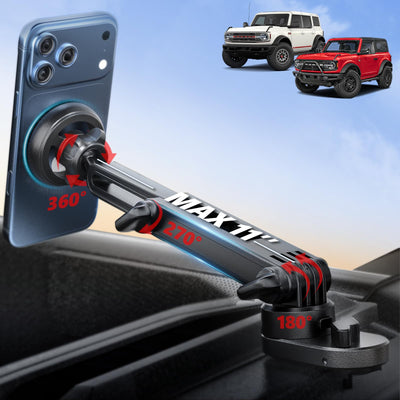Ford Bronco Magnetic Phone Mount, Long-Adjustable, Tool-Free